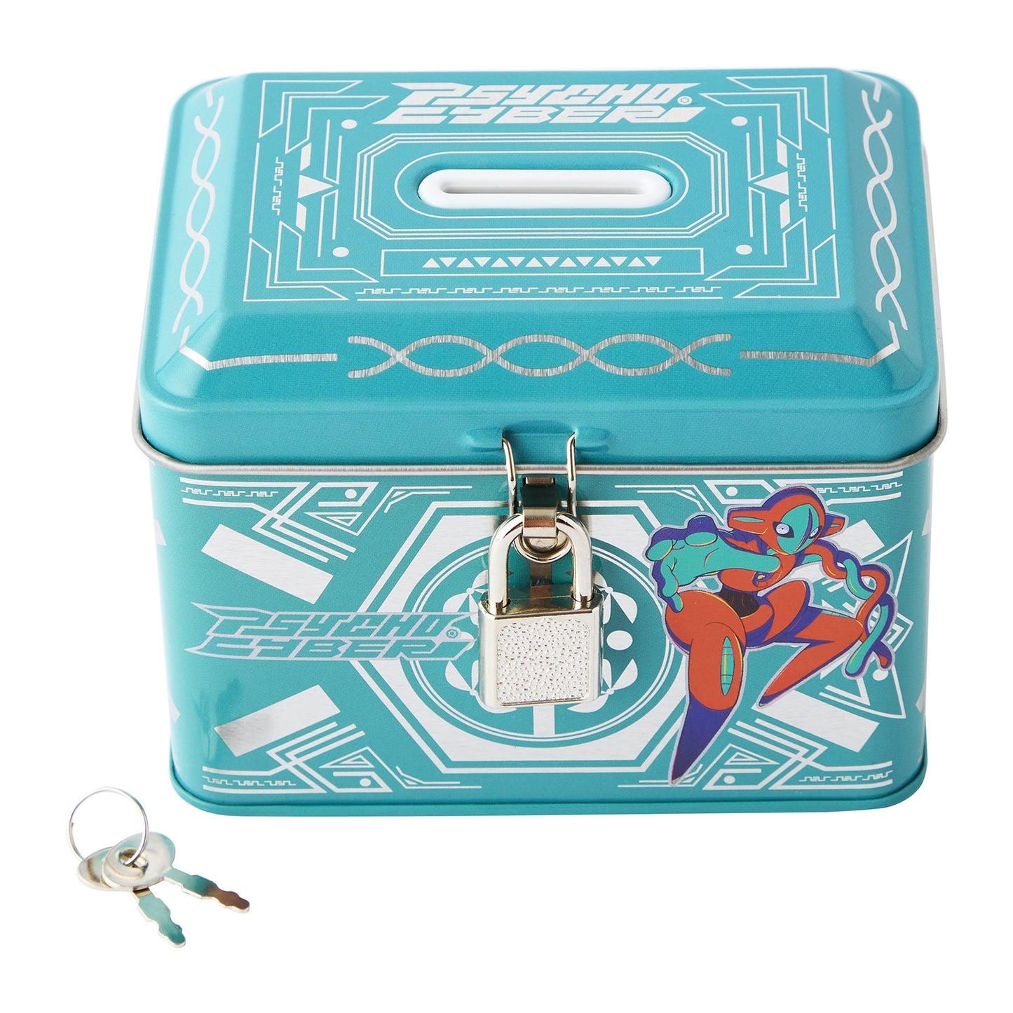 Deoxys - Psycho Cyber Candy Tin with Lock Savings Bank