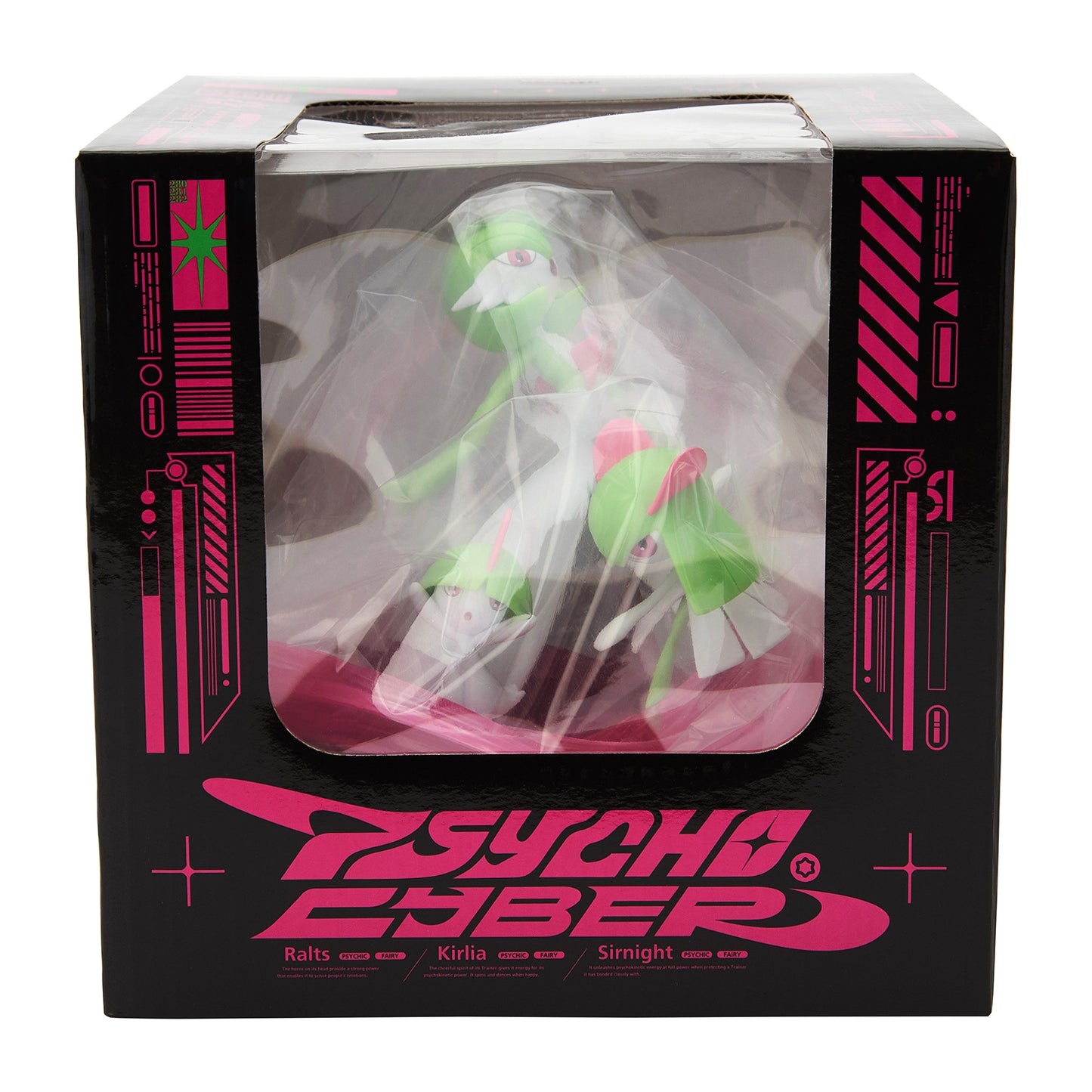 PSYCHO CYBER Light-Up Figure - Ralts, Kirlia, and Gardevoir