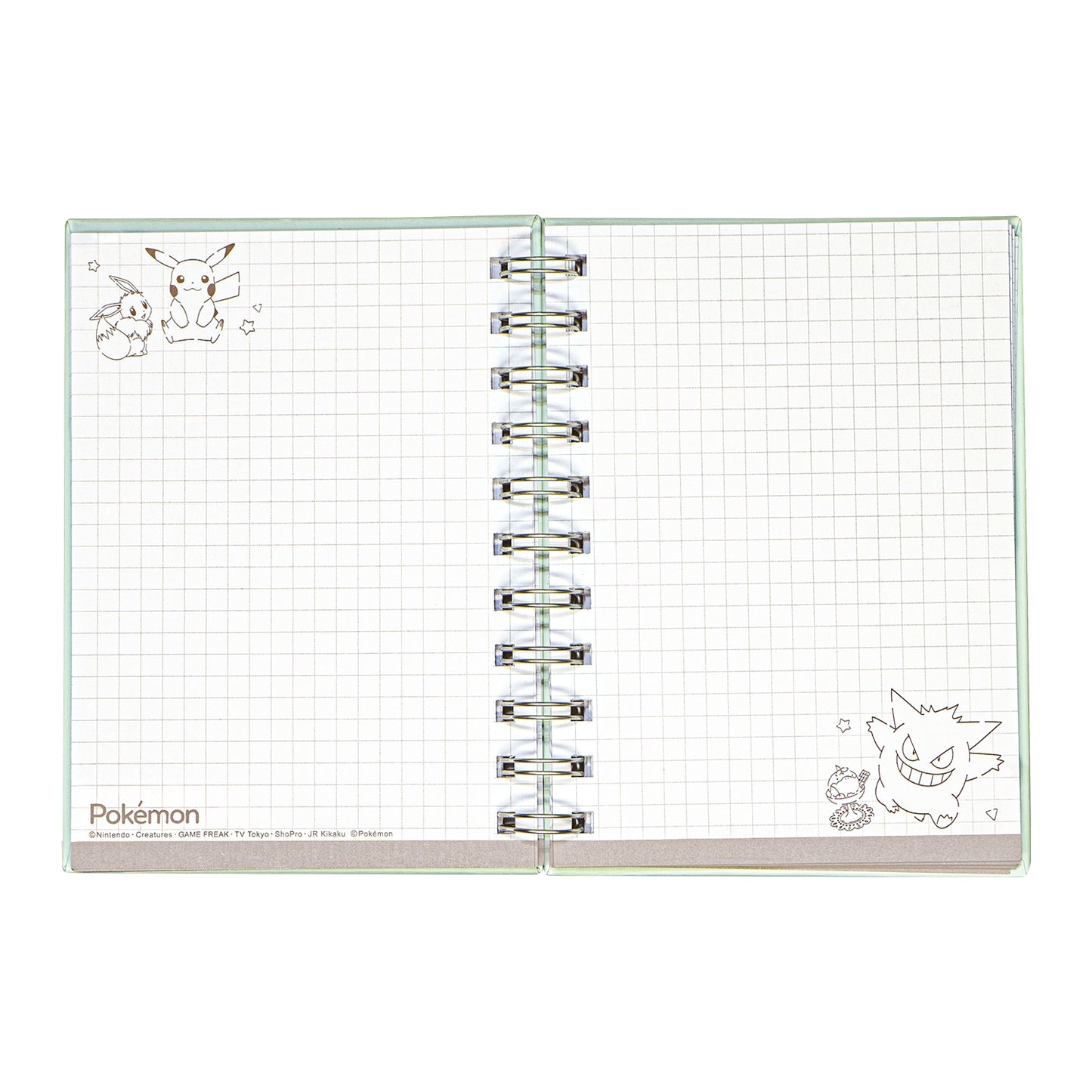 A6 W-Ring Notebook - Pokemon Cafe