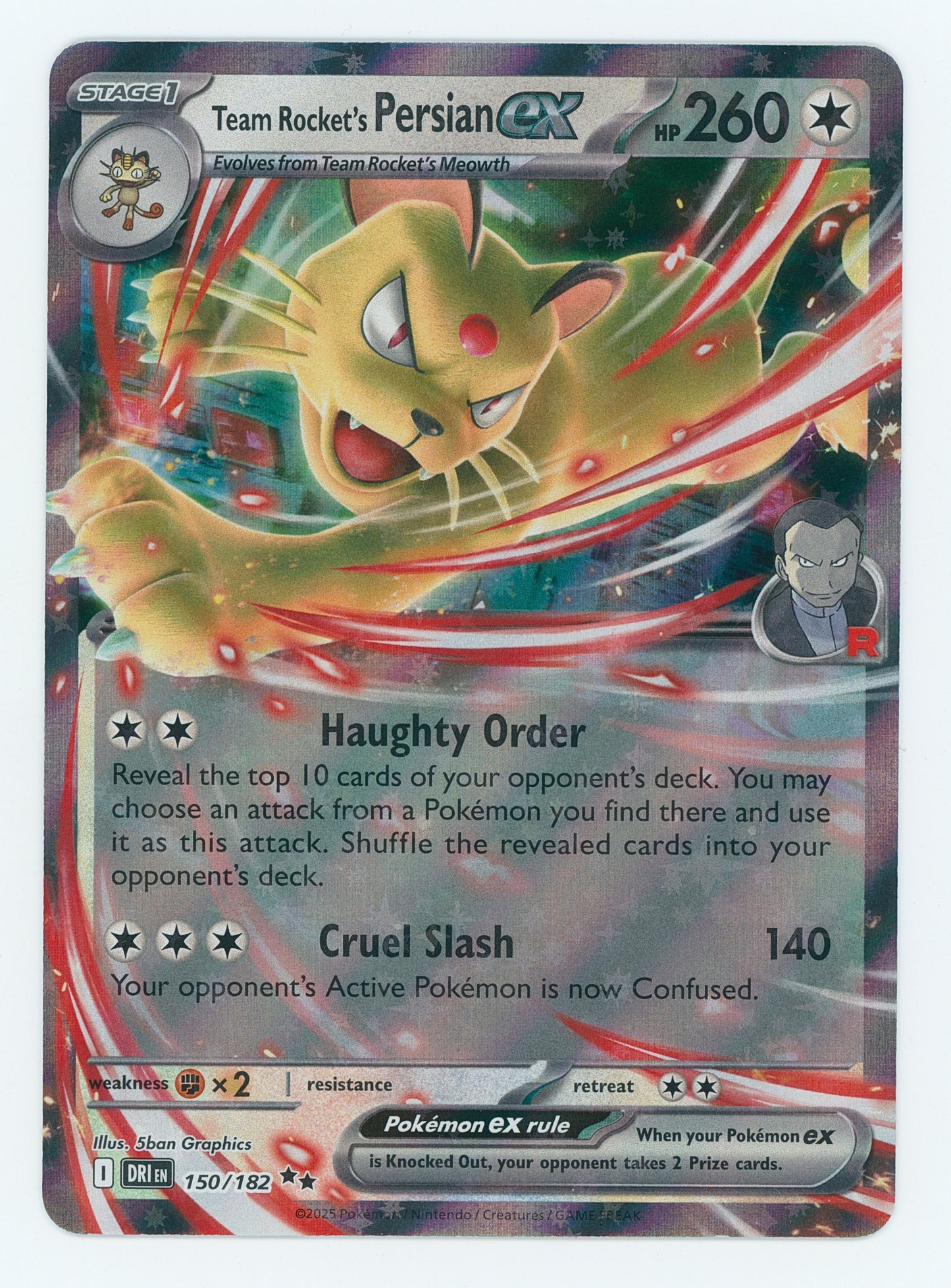 Team Rocket's Persian ex - SV10: Destined Rivals - #150/182