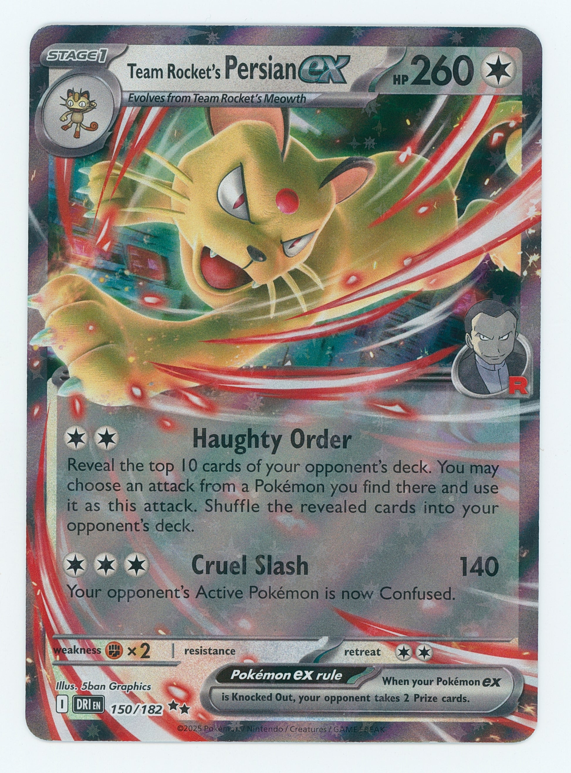 Team Rocket's Persian ex - SV10: Destined Rivals - #150/182