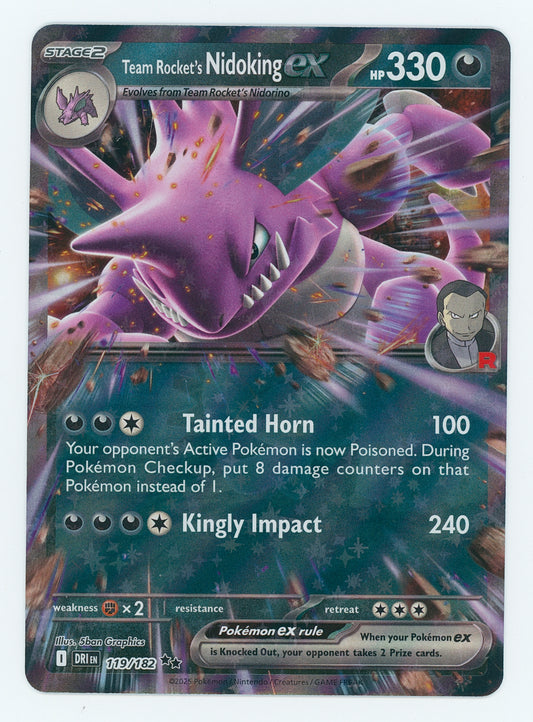 Team Rocket's Nidoking ex - SV10: Destined Rivals - #119/182