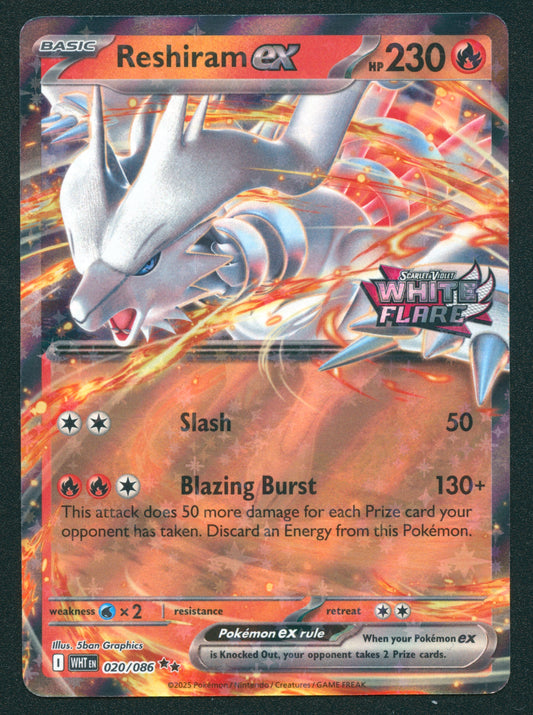 Reshiram ex - White Flare