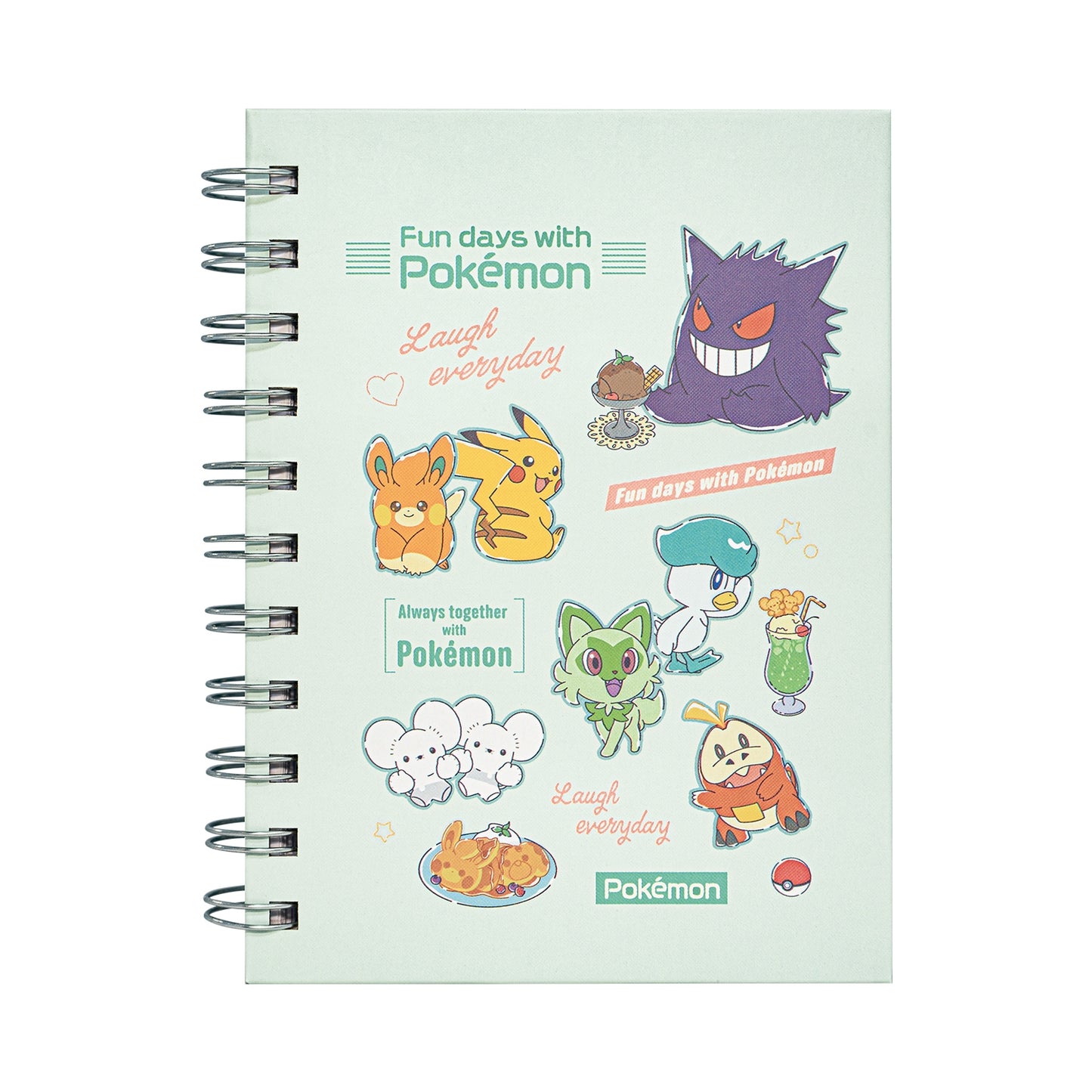 A6 W-Ring Notebook - Pokemon Cafe