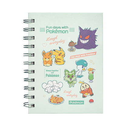 A6 W-Ring Notebook - Pokemon Cafe