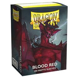 Dragon Shield Card Sleeves - Matte Blood Red