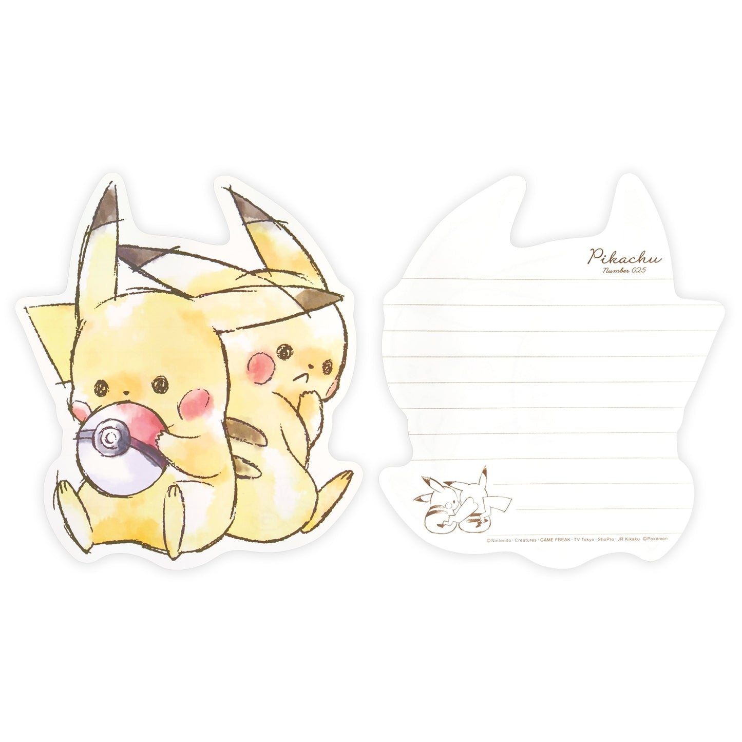 Letter Stationary Set - Pikachu Number 025