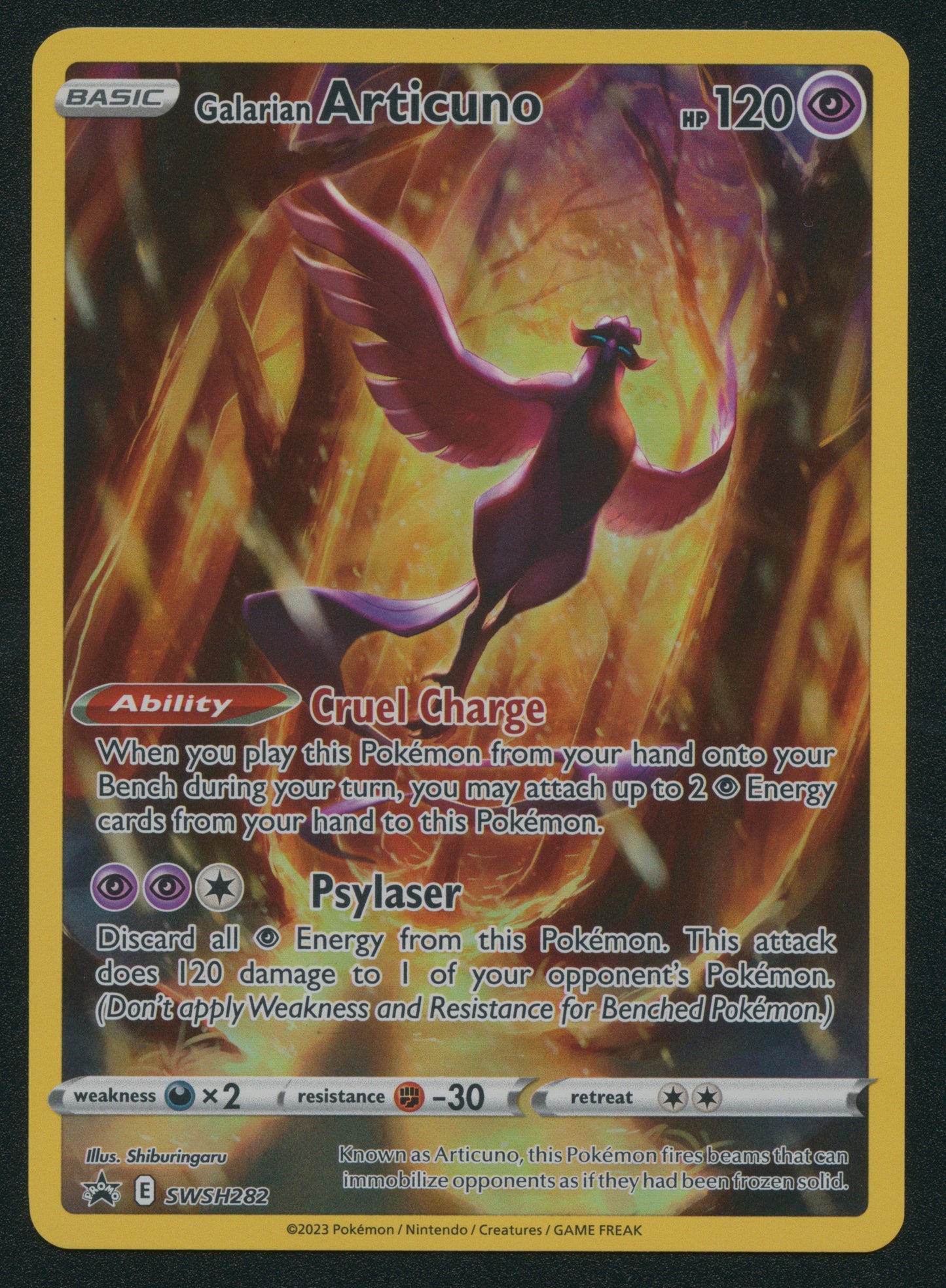 Galarian Articuno - SWSH Black Star Promos