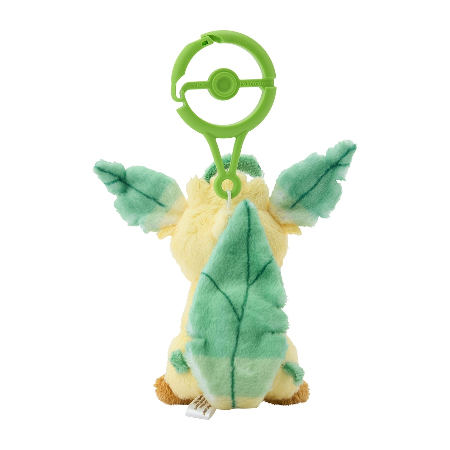 Leafeon Mascot with Carabiner Clip