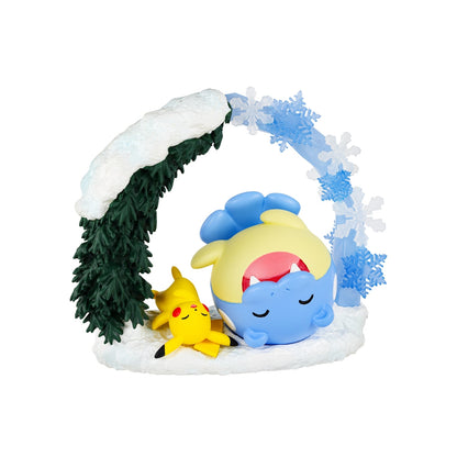 Circular Diorama Collection - Pikachu & Spheal
