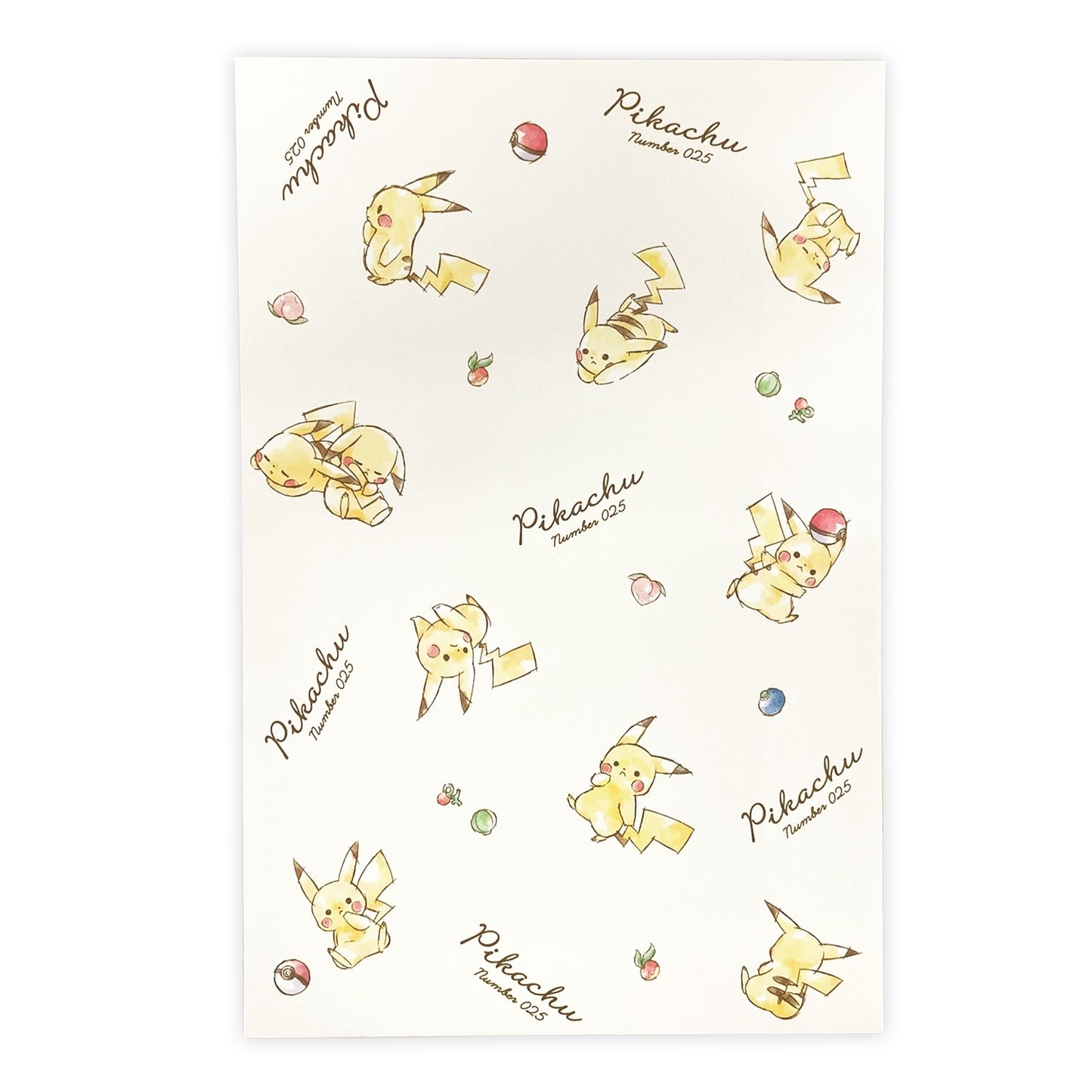 Letter Stationary Set - Pikachu Number 025
